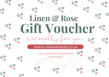 Load image into Gallery viewer, Linen & Rose Gift Voucher
