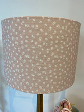 Load image into Gallery viewer, Lampshade - Linen and Rose Ditsy Primrose linen - 30cm drum