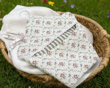 Load image into Gallery viewer, Peg Bag - Linen and Rose - Emilia multi linen