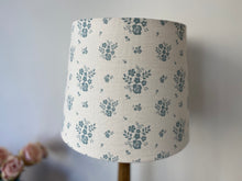 Load image into Gallery viewer, Empire Lampshade - Linen and Rose - Damson in Mist on White - 25cm