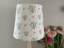 Load image into Gallery viewer, Empire Lampshade - Linen & Rose - Damson - Fog on White - 20cm Empire