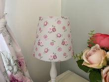 Load image into Gallery viewer, Mini Empire Lampshade - Linen & Rose - Martha Pale Powder - 15cm