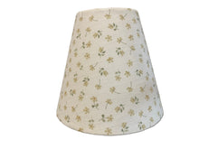 Load image into Gallery viewer, Candle Clip Lampshade - Ditsy Straw multi linen