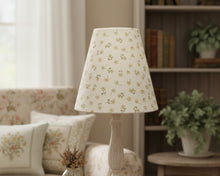 Load image into Gallery viewer, Candle Clip Lampshade - Ditsy Straw multi linen