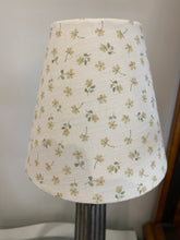 Load image into Gallery viewer, Candle Clip Lampshade - Ditsy Straw multi linen