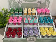 Load image into Gallery viewer, Bath Melts - Wild Olive - Pink egg box of 6