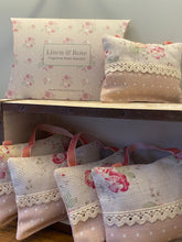 Load image into Gallery viewer, Hanging Lavender Pouch - Sweet Pea & Dotty- Peony and Sage