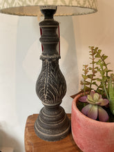 Load image into Gallery viewer, Lamp base -Florence Dark Grey Table Lamp base - 37cm high