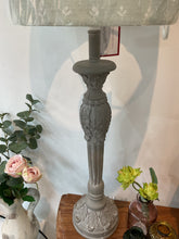 Load image into Gallery viewer, Lamp base - Ophelia Delux Light Grey Table Lamp base - 54cm high