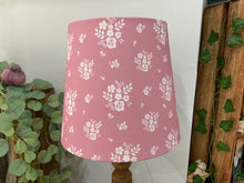 Load image into Gallery viewer, Empire Lampshade - Linen & Rose Damson Rose - 20cm Empire