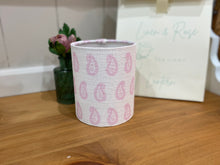 Load image into Gallery viewer, Lantern - Peony and Sage Lola Pink Paisley Linen - Free Gift box