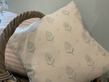 Load image into Gallery viewer, Cushion Cover - Sarah Hardaker - Emelie Pink on cream - 36cm x 36cm