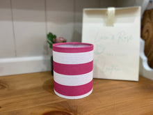 Load image into Gallery viewer, Lantern - Peony and Sage - Pink Stripe linen - Free Gift Box