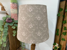Load image into Gallery viewer, Empire Lampshade - Linen & Rose - Emilia Fog on natural linen - 20cm Empire