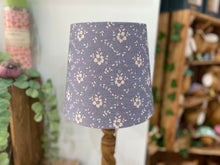 Load image into Gallery viewer, Empire Lampshade - Linen & Rose - Emilia Denim on natural linen - 20cm Empire
