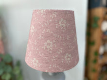 Load image into Gallery viewer, Mini Empire Lampshade - Linen & Rose - Emilia dusky pink - 15cm