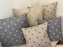 Load image into Gallery viewer, Cushion Cover - Linen and Rose - Emilia Snow on natural linen 45cm