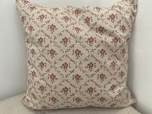 Load image into Gallery viewer, Cushion Cover - Linen and Rose - Emilia Foxglove on natural linen 45cm