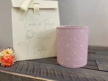 Load image into Gallery viewer, Lantern - Linen and Rose - Pink Hearts linen - Free Gift Box