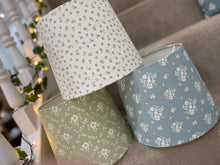 Load image into Gallery viewer, Empire Lampshade - Linen and Rose - Damson in Mist - 25cm