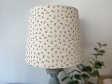 Load image into Gallery viewer, Empire Lampshade - Linen and Rose - Ditsy Pink multi - 25cm