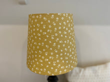 Load image into Gallery viewer, Empire Lampshade - Linen & Rose - Ditsy Citron linen - 20cm Empire