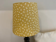 Load image into Gallery viewer, Empire Lampshade - Linen & Rose - Ditsy Citron linen - 20cm Empire