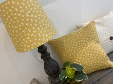 Load image into Gallery viewer, Empire Lampshade - Linen & Rose - Ditsy Citron linen - 20cm Empire