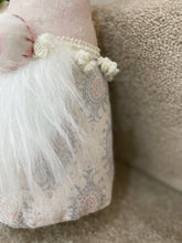Load image into Gallery viewer, Peony and Sage linen Gonk- Ikat bottom with Sarah Hardaker hat