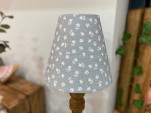 Load image into Gallery viewer, Candle Clip Lampshade - Ditsy linen - Mist