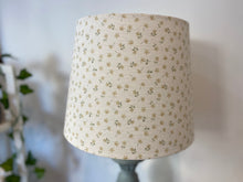 Load image into Gallery viewer, Empire Lampshade - Linen and Rose - Ditsy Straw multi - 25cm
