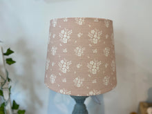 Load image into Gallery viewer, Empire Lampshade - Linen and Rose - Damson in Primrose - 25cm