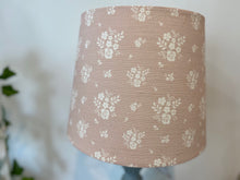 Load image into Gallery viewer, Empire Lampshade - Linen and Rose - Damson in Primrose - 25cm