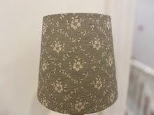 Load image into Gallery viewer, Empire Lampshade - Linen & Rose - Emilia Fog on natural linen - 20cm Empire