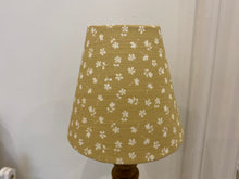 Load image into Gallery viewer, Candle Clip Lampshade - Ditsy linen - Parsnip
