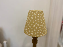 Load image into Gallery viewer, Candle Clip Lampshade - Ditsy linen - Parsnip