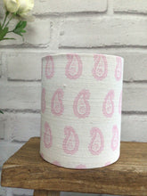Load image into Gallery viewer, Lantern - Peony and Sage Lola Pink Paisley Linen - Free Gift box