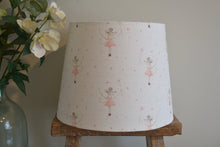 Load image into Gallery viewer, Empire Lampshade - Peony and Sage - Mrs Mouse love Ballet linen - 25cm