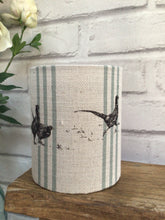Load image into Gallery viewer, Lantern -Milton and Manor Pheasant Fun duck egg blue thin stripe - Free Gift Box