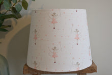 Load image into Gallery viewer, Empire Lampshade - Peony and Sage - Mrs Mouse love Ballet linen - 25cm