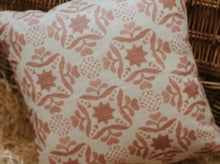 Load image into Gallery viewer, Cushion Cover - Olive and Daisy Jamila Rhubarb Pink - 32cm x 32cm