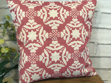 Load image into Gallery viewer, Cushion Cover - Olive and Daisy Jamila Raspberry blotch - 32cm x 32cm