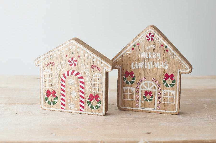 Christmas Wooden Gingerbread House