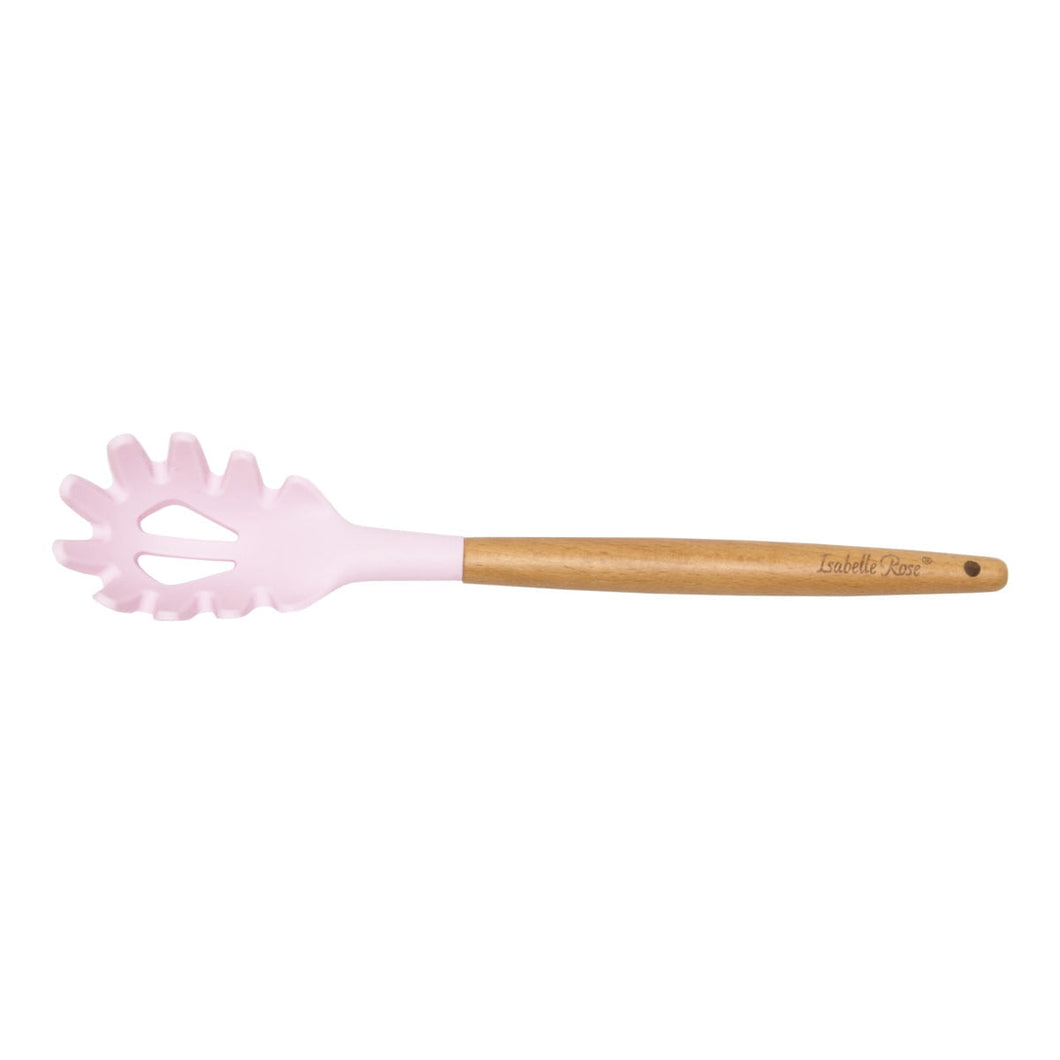 Isabelle Rose -  Spaghetti Spoon silicone with wood handle