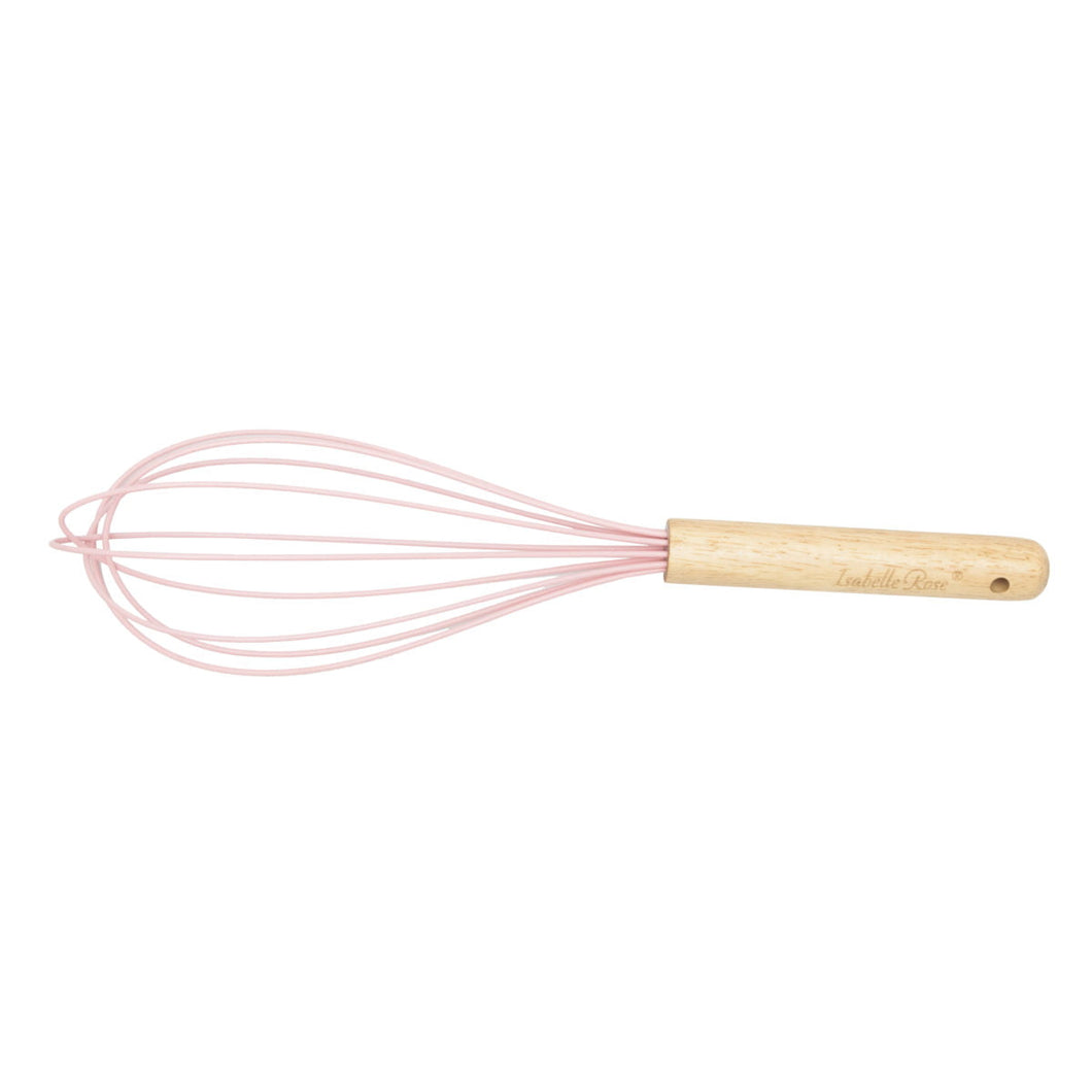 Isabelle Rose -  Pink Whisk - Silicone and wood