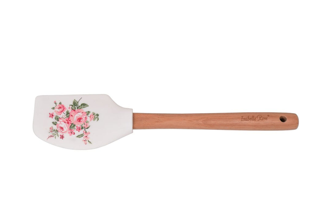 Isabelle Rose -  White floral silicone spatula - Belle