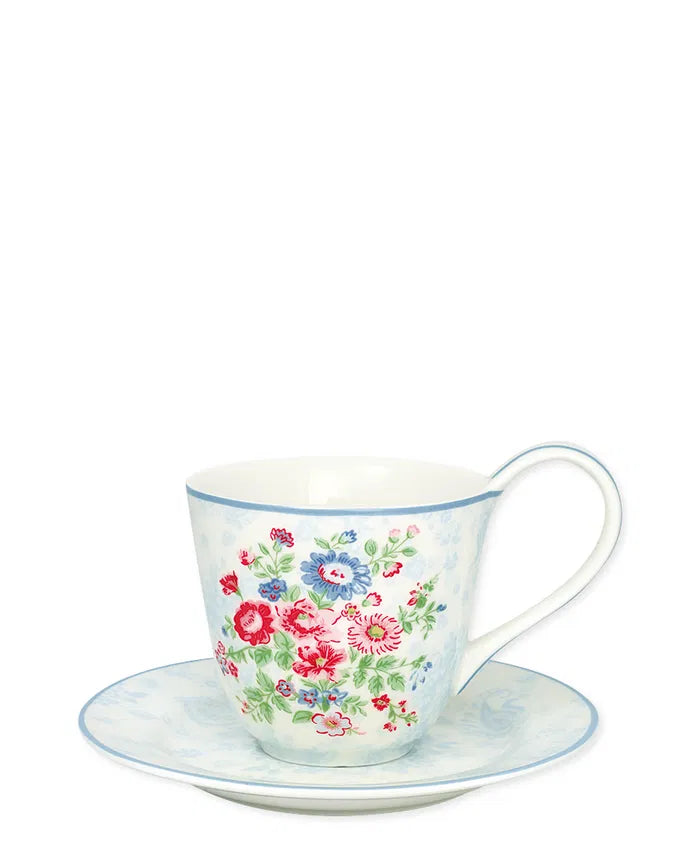 Pretty Cup and Saucer - Ailis by GreenGate