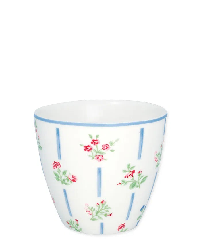 Pretty floral latte cup - Hannah - GreenGate