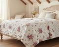 Bed quilted Throw - Elina White 140 x 220cm - Greengate