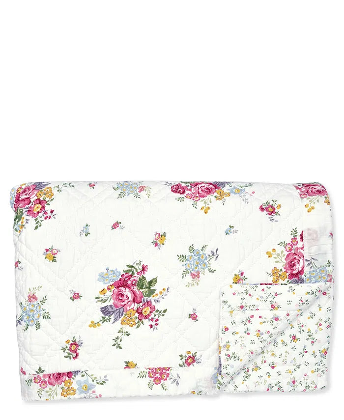 Bed quilted Throw - Elina White 140 x 220cm - Greengate